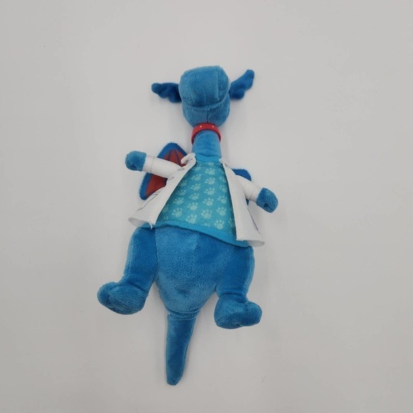 The Disney Store Doc McStuffins Stuffy Dragon Plush Stuffed Animal 8.5" Blue - Picture 7 of 8
